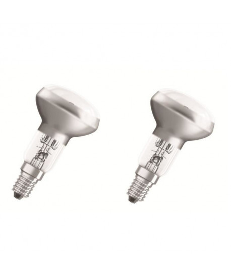 OSRAM Lot de 2 Ampoules spots EcoHalogenes R50 E14 20 W équivalent a 25 W