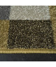 COSI Tapis de salon moderne géométrique 160x230 cm gold