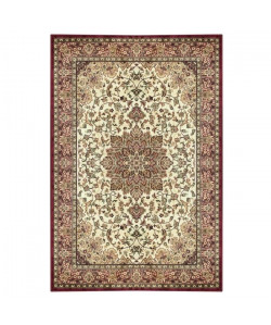 ISPAHAN Tapis de salon ivoirerouge 160x230 cm