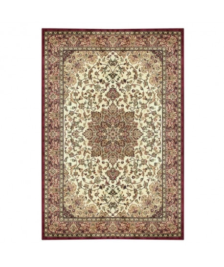 ISPAHAN Tapis de salon ivoirerouge 160x230 cm