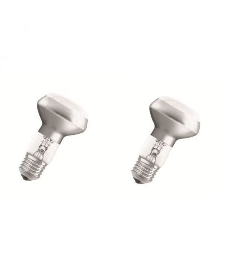 OSRAM Lot de 2 Ampoules spots EcoHalogenes R63 E27 46 W équivalent a 60 W