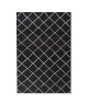 ASMA Tapis de salon style Berbere en polypropylene  Tissé plat  120x170 cm  Gris