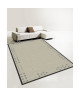 FLOORLUXE Tapis de salon tissé plat noir 120x170 cm