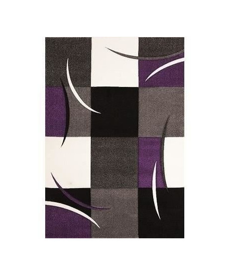 DIAMOND Tapis de salon 120x170 cm Lilas