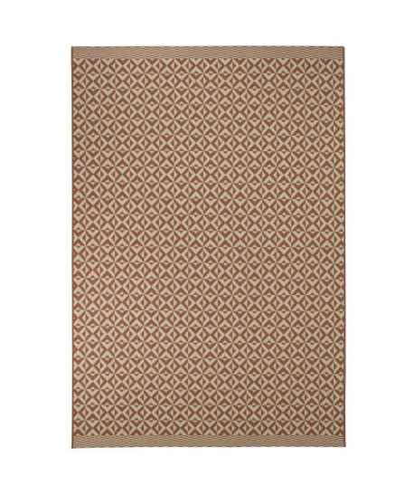 Tapis de salon Sisal style classique 120x170 cm orange