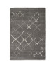 Tapis de salon Wool style ethnique 160x230 cm gris