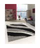 TORINO Tapis de salon 160x230 cm shaggy gris