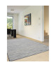 Tapis de salon Design style moderne 120x170 cm gris et noir