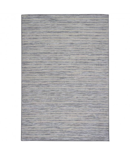 Tapis de salon Design style moderne 160x230 cm gris et noir