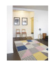 Tapis de salon Madrid style scandinave 120x170 cm bleu