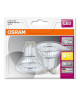 OSRAM Lot de 2 Ampoules Spots LED PAR16 GU10 4,3 W équivalent a 50 W blanc chaud