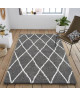 ASMA Tapis de salon Shaggy Berbere  100% polypropylene  120x160 cm  Gris anthracite