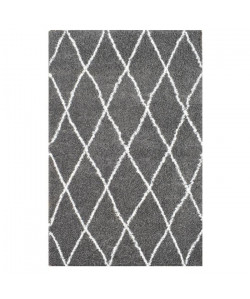 ASMA Tapis de salon Shaggy Berbere  100% polypropylene  160x230 cm  Gris anthracite