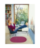 TAM TAM Tapis en coton  50x80 cm  Prune