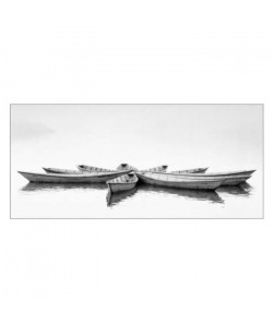 Affiche papier   Zen Boats   Photography Collection   50x100 cm