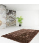 CRYSTAL Tapis de salon Shaggy 80x150 cm caramel