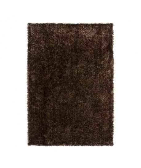 CRYSTAL Tapis de salon Shaggy 120x170 cm caramel