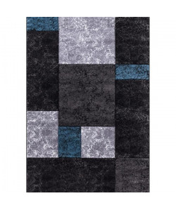 Tapis de salon Lima blanc gris noir  120x170 cm