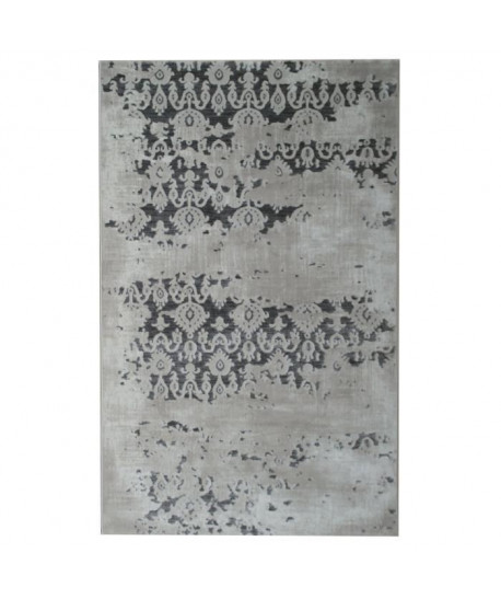 Tapis de salon ALICANTE Gris 120x170cm en polypropylene