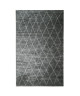 ASMA Tapis de salon style Berbere en polypropylene  120x170 cm  Gris et Creme