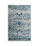 Tapis de salon Oriental CIUDAD Creme et Bleu 120x170cm