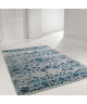 Tapis de salon Oriental CIUDAD Creme et Bleu 120x170cm