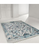 Tapis de salon Oriental CIUDAD Creme et Bleu 120x170cm