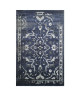 Tapis de salon Oriental CIUDAD Bleu nuit et Creme 120x170cm