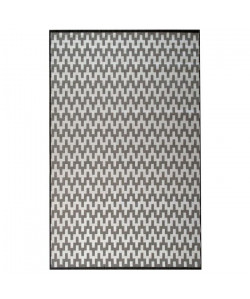 Tapis tissé plat Contemporain CANVAS Gris 120x170cm