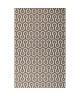 Tapis tissé plat Contemporain CANVAS Beige et Creme 120x170cm