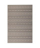 Tapis tissé plat Contemporain CANVAS Beige et Creme 120x170cm