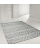 Tapis de salon Géométrique TOSCANE Creme et Gris 120x170cm