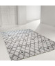 Tapis de salon Contemporain TOSCANE Creme et Gris 120x170cm