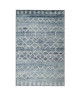 Tapis de salon Ethnique TOSCANE Gris, Bleu nuit et Creme 160x230cm