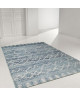 Tapis de salon Ethnique TOSCANE Gris, Bleu nuit et Creme 160x230cm