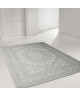 Tapis de salon Oriental TOSCANE Creme et Gris 120x170cm