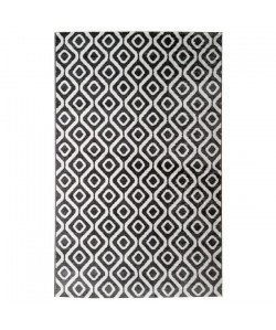 Tapis de salon contemporain TOSCANE Creme et gris 120x170cm