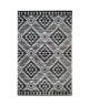 Tapis de salon ethnique TOSCANE Noir, gris et blanc 160x230cm