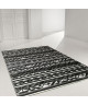 Tapis de salon ethnique TOSCANE Noir, gris et blanc 120x170cm