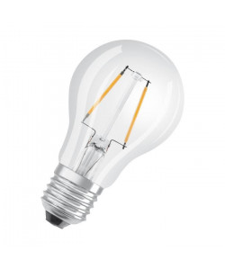 OSRAM Ampoule LED E27 standard claire 1,2 W équivalent a 15 W blanc chaud