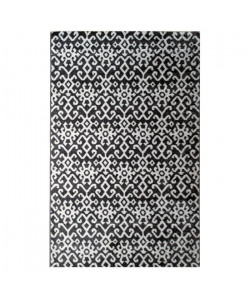 Tapis de salon contemporain TOSCANE Gris et créme 120x170cm