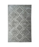 Tapis de salon contemporain DOLCE Gris et creme 120x170cm