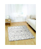 Tapis de salon ethnique DOLCE Creme et gris 120x170cm