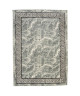 BAHIA Tapis de salon style contemporain 120x170 cm gris, noir et or