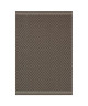 ANTIQUE Tapis naturel tissé plat en velours polypropylene  160x230 cm  Taupe et gris