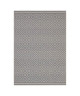 ALASKA Tapis scandinave tissé plat en velours polypropylene  160x230 cm  Beige et gris anthracite