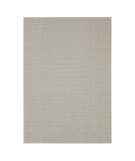 ESSENZA Tapis naturel tissé plat en velours polypropylene  160x230 cm  Blanc et noir