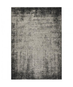 STAR Tapis naturel tissé plat en velours polypropylene  160x230 cm  Gris anthracite et beige