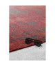 VINTAGE Tapis moderne tissé en velours polypropylene  160x230 cm  Rouge et gris anthracite