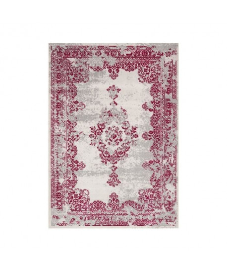 ORIGIN Tapis classique tissé en velours polypropylene  160x230 cm  Beige et rouge bordeaux